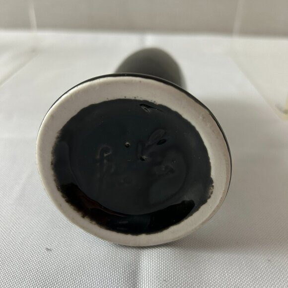 Vintage FIESTAWARE Art Deco Style Black Bud Flower Vase Retired - Picture 4 of 4